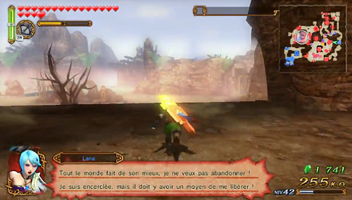 Screenshot d'Hyrule Warriors sur Wii U - Le Cœur Inébranlable