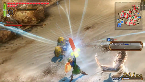 Screenshot d'Hyrule Warriors sur Wii U - Le Cœur Inébranlable