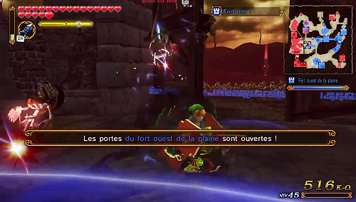 Screenshot d'Hyrule Warriors sur Wii U - Le Libérateur du Triangle Sacré