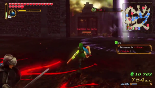 Screenshot d'Hyrule Warriors sur Wii U - Le Libérateur du Triangle Sacré