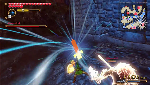 Screenshot d'Hyrule Warriors sur Wii U - Le Libérateur du Triangle Sacré