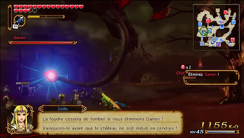 Screenshot d'Hyrule Warriors sur Wii U - Le Libérateur du Triangle Sacré