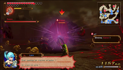 Screenshot d'Hyrule Warriors sur Wii U - Le Libérateur du Triangle Sacré