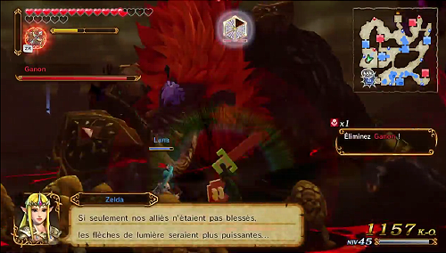 Screenshot d'Hyrule Warriors sur Wii U - Le Libérateur du Triangle Sacré