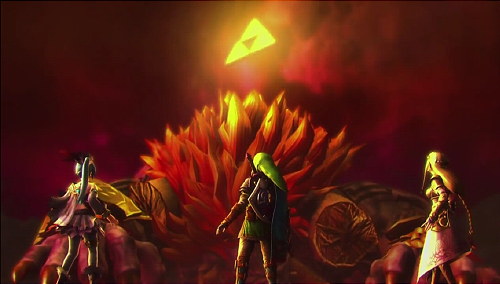 Screenshot d'Hyrule Warriors sur Wii U - Le Libérateur du Triangle Sacré