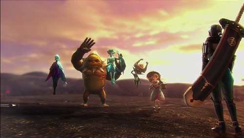 Screenshot d'Hyrule Warriors sur Wii U - Le Libérateur du Triangle Sacré