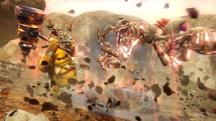 Darunia attaquant à la masse (Screenshot - Screenshots de la version Wii U- Hyrule Warriors)