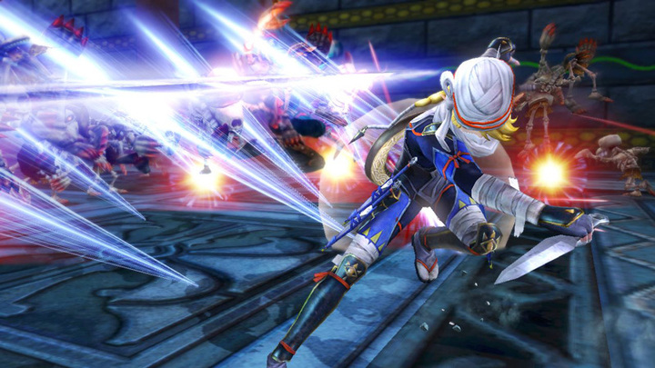 Sheik attaquant à la lyre (Screenshot - Screenshots de la version Wii U- Hyrule Warriors)