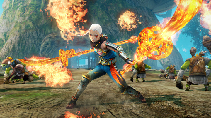 Impa attaquant au naginata (Screenshot - Screenshots de la version Wii U- Hyrule Warriors)