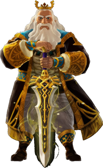 Roi Roham Bosphoramus Hyrule (Artwork - Personnages - Hyrule Warriors : L’Ère du Fléau)