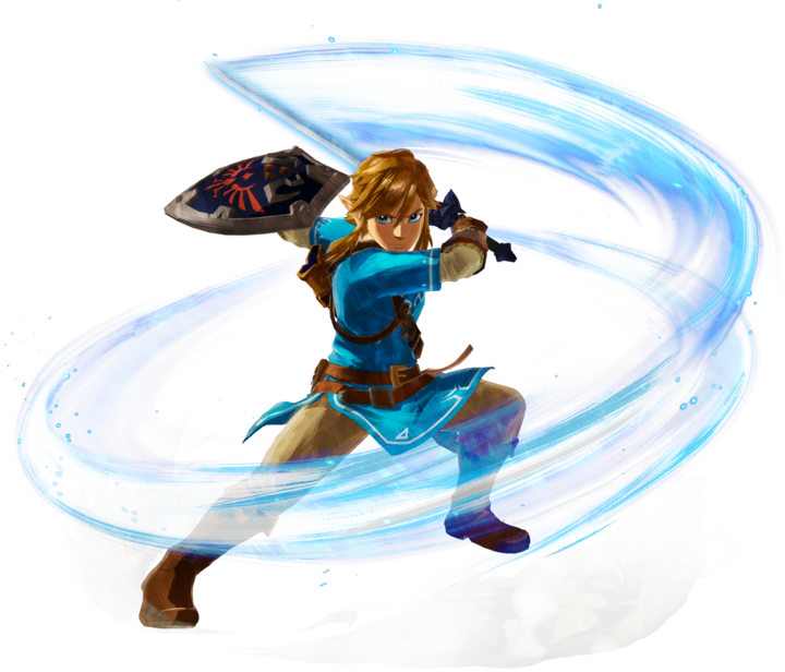 Link, dans sa tenue de Prodige (Artwork - Personnages - Hyrule Warriors : L’Ère du Fléau)