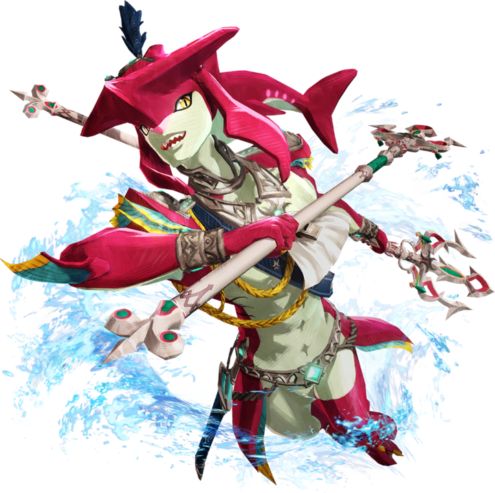 Sidon (Artwork - Personnages - Hyrule Warriors : L’Ère du Fléau)