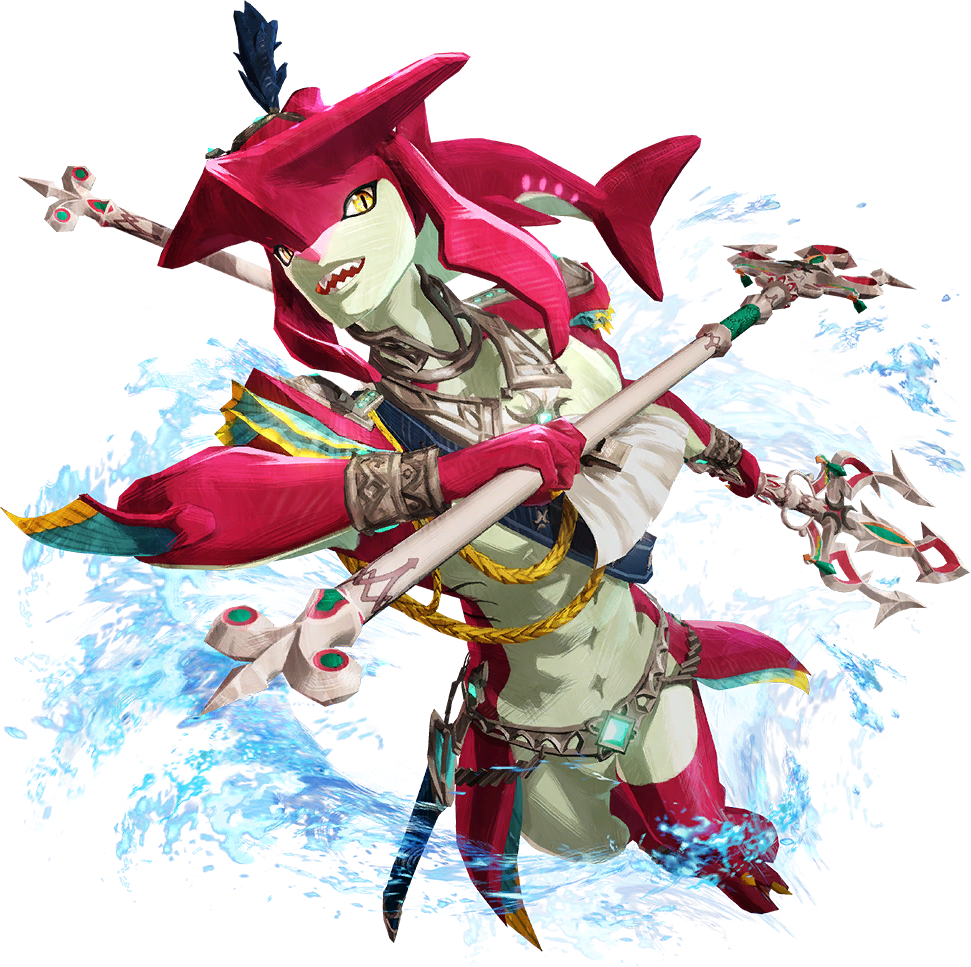 Personnages Hyrule Warriors Ere Du Fleau Sidon (Artwork - Personnages - Hyrule Warriors : L’Ère du Fléau