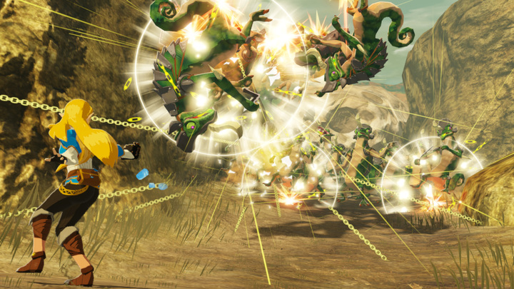 Personnage en action (Screenshot - Screenshot du Press Kit- Hyrule Warriors : L’Ère du Fléau)