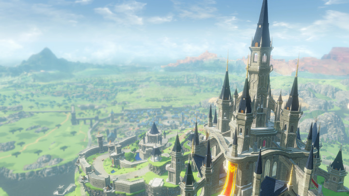 Le château d'Hyrule (Screenshot - Screenshot du Press Kit- Hyrule Warriors : L’Ère du Fléau)