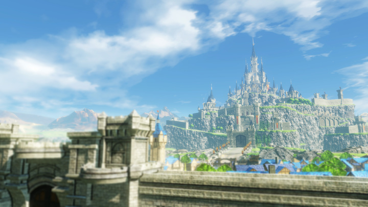 Le château d'Hyrule (Screenshot - Screenshot du Press Kit- Hyrule Warriors : L’Ère du Fléau)