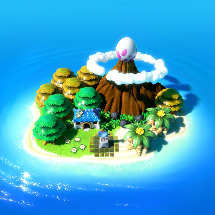 L'île de Cocolint (Artwork - Illustrations - Link’s Awakening)