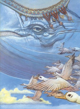 Le Poisson-Rêve volant (Artwork - Guide officiel - Link’s Awakening)