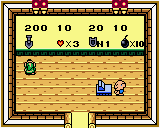 L'inventaire de Link's Awakening