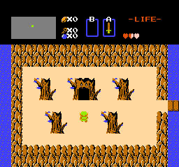 Screenshot de la seconde quête de The Legend of Zelda