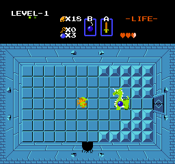 Screenshot de la seconde quête de The Legend of Zelda