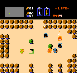 Screenshot de la seconde quête de The Legend of Zelda