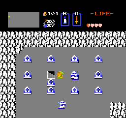 Screenshot de la seconde quête de The Legend of Zelda