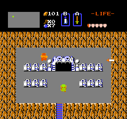 Screenshot de la seconde quête de The Legend of Zelda