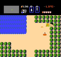 Screenshot de la seconde quête de The Legend of Zelda