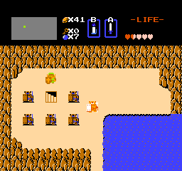 Screenshot de la seconde quête de The Legend of Zelda