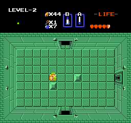 Screenshot de la seconde quête de The Legend of Zelda