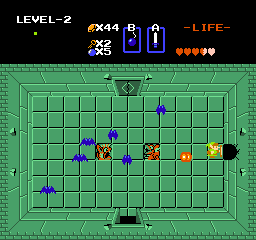 Screenshot de la seconde quête de The Legend of Zelda