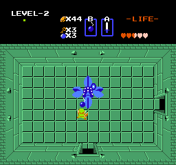 Screenshot de la seconde quête de The Legend of Zelda