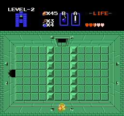 Screenshot de la seconde quête de The Legend of Zelda