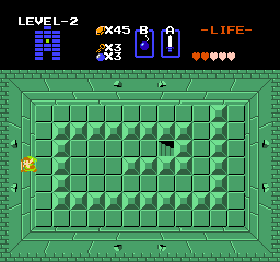 Screenshot de la seconde quête de The Legend of Zelda