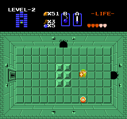 Screenshot de la seconde quête de The Legend of Zelda