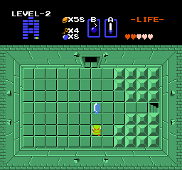 Screenshot de la seconde quête de The Legend of Zelda