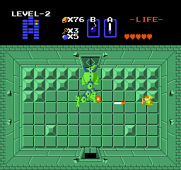 Screenshot de la seconde quête de The Legend of Zelda