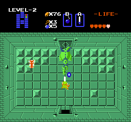 Screenshot de la seconde quête de The Legend of Zelda