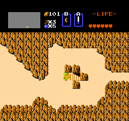 Screenshot de la seconde quête de The Legend of Zelda