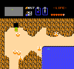 Screenshot de la seconde quête de The Legend of Zelda