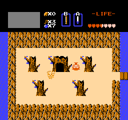 Screenshot de la seconde quête de The Legend of Zelda