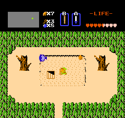 Screenshot de la seconde quête de The Legend of Zelda