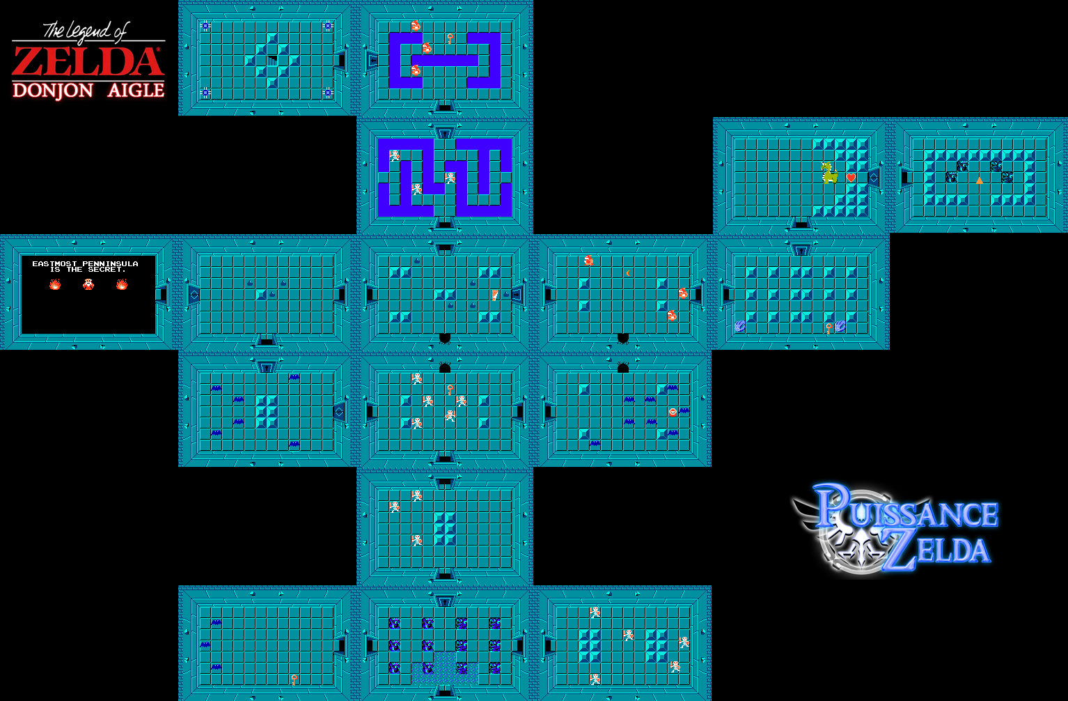 Goodies, Puzzle “ZELDA HYRULE MAP” (Goodies, Jeux vidéo, Puzzle, The  legend of Zelda)