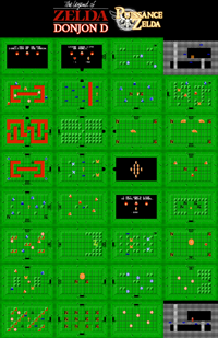 Plan de la zone Donjon D