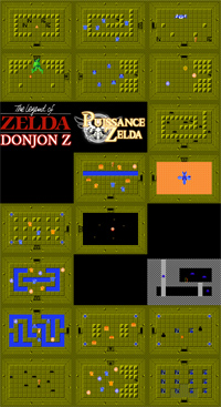 Plan de la zone Donjon Z