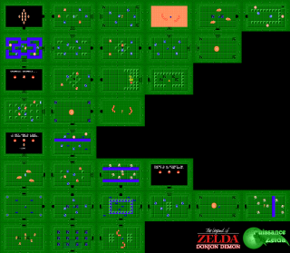 Carte de The Legend of Zelda