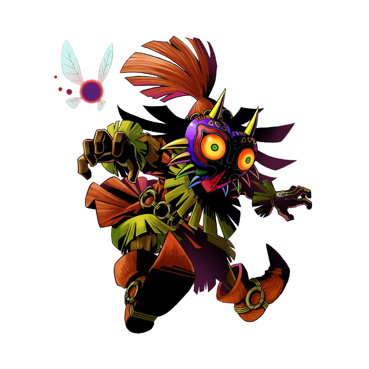 Skull Kid et Tael (Artwork - Autres personnages - Majora’s Mask)