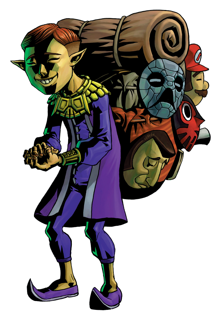 Le vendeur de Masques (Artwork - Autres personnages - Majora’s Mask)