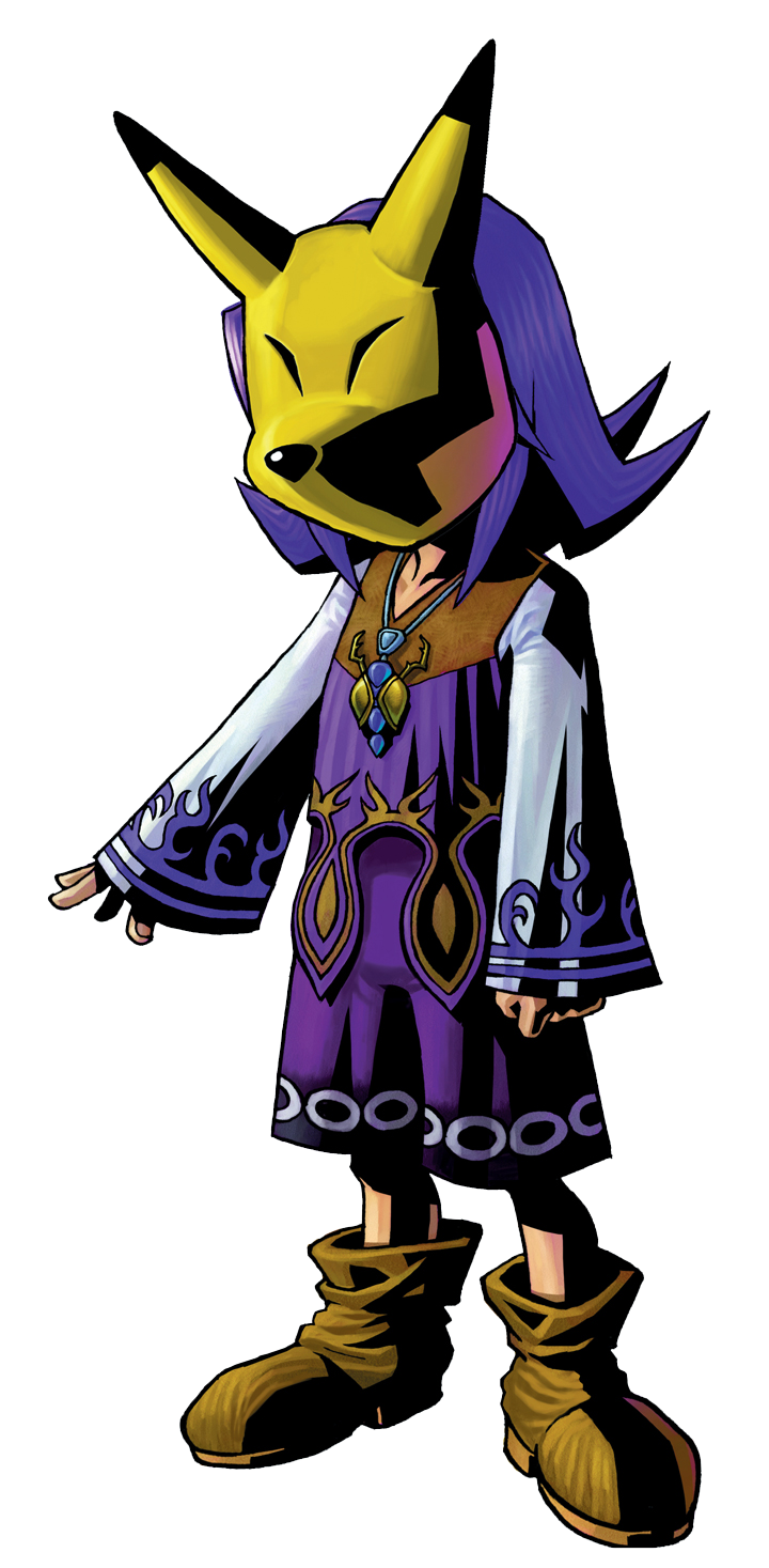 Kafei, portant le masque de Keaton (Artwork - Autres personnages - Majora’s Mask)